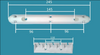 Suszarka sufitowa 3 prętowa aluminium ø16 mm